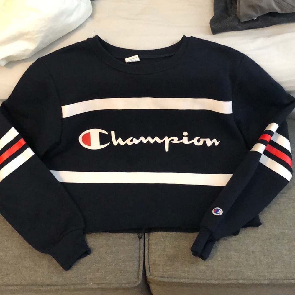CHAMPION CROP SWEATSHIRT